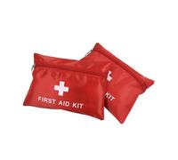 UKCOCO 5pièces Trousse De Compacte Et Légère De Rangement Rouge Pour Voyages Camping École Et Activités De Plein Air