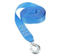 UKCOCO 6 m Sangle De Treuil pour Remorque Bateau Crochet Acier Robuste Et Loquet Sécurité, Résistance Abrasion Et Usure, Remorquage Charges Lourdes