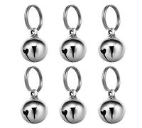 UKCOCO 6 Pcs 16 MM Pet Cloches Collier Charme Pendentif Clochettes de Cuivre pour Animaux Chien Chat Collier Pendentifs Grelots pour de Chien ou Chat