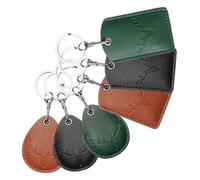 UKCOCO 6 pièces Access Card Leather Case Keychain Pendant Set Delicate Stylish Mini Key Holder For Wedding Guests And Everyday Use Multifunctional Compact Design In