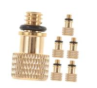 UKCOCO 6 pièces Adaptateur de Valve de Pneu Connecteurs Américain à Anglais pour Gonfleur de Vélo Accessoire Indispensable pour Gonflage Rapide et Facile des Pneus de Vélo