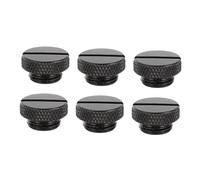 UKCOCO 6 pièces Bouchon Arrêt pour Système de Refroidissement Liquide PC Laiton Kit Étanchéité pour Watercooling Ordinateur
