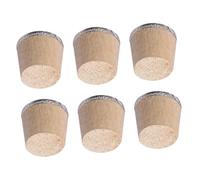 UKCOCO 6 pièces Bouchons pour Bouilloire Isolante Lot de Bouchons Liège Naturel pour Bouteilles Deau Chaude Couvercles Remplacement pour Bouteilles et Théières