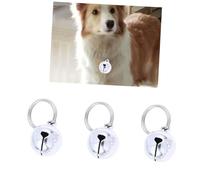 UKCOCO 6 pièces Cloches pour Animaux avec Anneaux Accessoires Décoratifs pour Colliers Couleur Clochettes pour Chiens et Design pour Localisation Facile