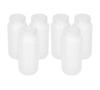 UKCOCO 6 Pièces Flacon Réactif Large Ouverture 500ml en Hdpe Blanc
