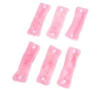 UKCOCO 6 pièces Fleece Women Hair Rollers Styling Tool For Thick And Thin Hair DIY Curling Without Heat
