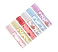 UKCOCO 6 pièces Huile Lèvres Hydratante Non Collante Base Gloss Lèvres Réparatrice Soin pour Femmes et Filles