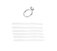 UKCOCO 6 pièces Lot de Ajusteurs Invisibles pour Bague Tpu Transparent Protège Bague Souple et Confortable Réducteur Anneau Fin Facile à Appliquer Discret Au Doigt