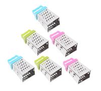 UKCOCO 6 pièces Mini Râpe Carrée Inoxydable pour Fromage Légumes Ail et Pommes de Terre Surface Lisse et Sécurité Renforcée Outil Multifonction Pratique