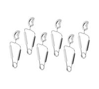 UKCOCO 6 pièces Pinces Alimentaires Acier Inoxydable avec Mécanisme à Ressort Pinces Escargot et Crustacés Précises pour Cuisine et Service Pratiques et Sécurisées