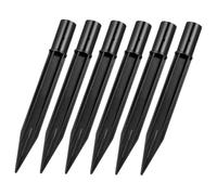 UKCOCO 6 pièces Piquets pour Lumières Solaires de Jardin Remplacement Pratique pour Éclairage Extérieur Diamètre Installation Facile et Résistants Aux Intempéries