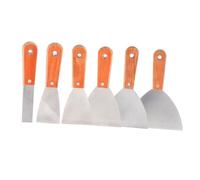 UKCOCO 6 pièces Set Couteaux à Mastic Bois Lames Acier Durables pour Décoration Maison Grattoirs Portables Polyvalents Outils Finition Plaques Sèches et Plâtre