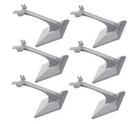 UKCOCO 6 pièces Support de Maquette Avion Plastique de Supports Universels pour Modèles Aéronefs Présentoir Élégant et Durable pour Affichage de Maquettes Avion