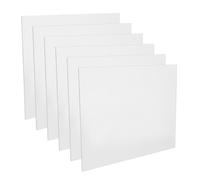 UKCOCO 6 pièces Tableau Mémo Transparent Acrylique Support Multi Fonctionnel pour Messages et pour Bureau École et Maison