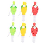 UKCOCO 6 pièces Ventilateurs à Bulles Manuels pour Garçon Fille Jouets Portables Ventilateur Styles Aléatoires pour Jeux Extérieurs et Fêtes