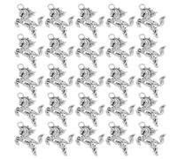 UKCOCO 60 Breloques Cheval Galop en Alliage Vintage Pendentifs Animaux pour Création de Bijoux DIY Décorations Amulette Nouvel An Chinois 2026 Ornements Artisanat Année du Cheval