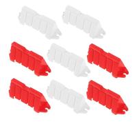 UKCOCO 60 Mini Barrières de Sécurité Routière pour Voiture Télécommandée, Panneau de Signalisation Miniature, Accessoires Piste de Course, 60 Pièces, Plastique Solide, Jeu Créatif