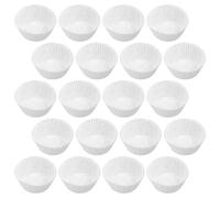 UKCOCO 600 Pièces Lot de Caissettes à Muffins Papier Antiadhésif et Résistant Graisse Liners de Cuisson Blancs pour Cupcakes Gâteaux et Biscuits Compatibles Pâtisserie Professionnelle et