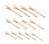 UKCOCO 60pièces Lot De Pinces à Cheveux Dorées Clips Unis Fashion Légers Et Durables Accessoires Cheveux Femme Pour Coiffures Diy Et Usages Quotidiens