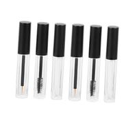 UKCOCO 6pièces Contenant Mascara Vide pour Cils Brosse à Cils Réutilisable Pot de Crème pour Femme