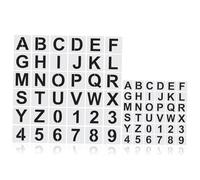 UKCOCO 72 pièces Pochoirs Réutilisables Lettres et Chiffres Petits Pochoirs de Peinture pour Murs Tissus Accessoires DIY Créatifs pour Garçon Fille et Activités Familiales