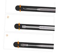 UKCOCO 7pièces Curette à Cire Acier Inoxydable Lot De -oreilles Pour Élimination Du Cérumen Outil De Nettoyage