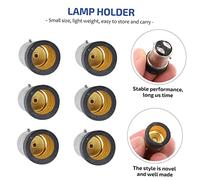 UKCOCO 8 pièces Adaptateur de Douille vers Lot de Convertisseur de Support Lampe LED et Halogène Compact et Pratique pour Ampoules Filament et LED