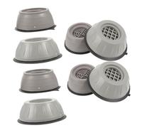 UKCOCO 8 Pièces Amortisseur De Machine à Laver Tuyau Drain Patin Pour Machine à Laver Vis Porte Mini Congélateur Para Kit De Nettoyage De Conduit De Sécheuse Black Résine Fibre Plastique