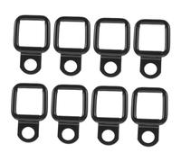 UKCOCO 8 pièces Anneaux D Heavy Duty pour Voiture Ensemble de Crochets Métalliques pour Fixation de Cargaison et Remplacement D Accessoires Auto