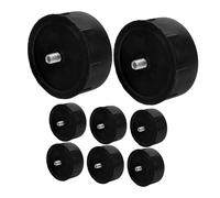 UKCOCO 8 Pièces Bouchons de Tube pour Plastique Accessoires de Réparation DIY pour Poteau à Stabilité Renforcée Installation sans Outil Design Intégré pour Décoration Intérieure