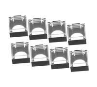 UKCOCO 8 Pièces Boutons pour Lave Linge et Lave Couvercles Touche et Poussière Protection Sécurisée Arrêt Involontaire Installation Facile et Design Moderne