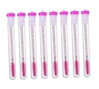 UKCOCO 8 Pièces Brosse à Cils Peigne à Cils Pour Mascara Set De Tubes Vides Forme De Diamant