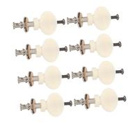 UKCOCO 8 Pièces Chevilles pour Ukulélé Accessoires Universels Résistants à Lusure avec Poignées Rondes Ergonomiques pour Modèles Folk et Soprano