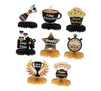 UKCOCO 8 pièces Décorations Retraite Papier Nid Dabeille Légères et Faciles à Installer pour Fête Intérieure et Extérieure Ambiance Joyeuse pour Retraite