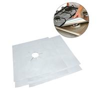 UKCOCO 8 Pièces doublure de cuisinière à gaz Protège-four anti-adhésif couvercle de cuisinière à gaz fours doublure de four protecteur de plaque de cuisson à gaz four électrique poêle
