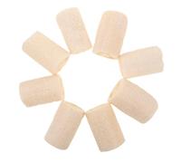 UKCOCO 8 Pièces Éponge Luffa Naturelle Exfoliante Vaisselle, Matériau Loofah Beige, Séchage Rapide, Peau Sensible, Corps Cuisine