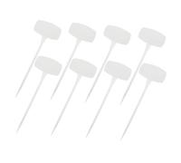 UKCOCO 8 pièces Étiquette de Plante Plastique Jardin Extérieur Résistante pour Potager et Fleur Marqueur pour Balcon et Parc Signalétique Jardin Polyvalente