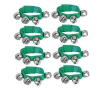 UKCOCO 8 Pièces Hand Bells Musical Instruments for Lightweight Montessori Tambourine Set for Early Learning Rhythm Development and Sensory Play in Kindergarten