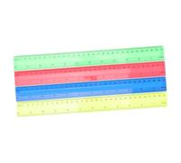 UKCOCO 8 pièces Lot de Règles Plastique Légères et Résistantes Graduées pour École Bureau Étudiants Architecture