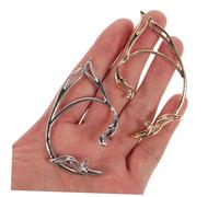 UKCOCO 8 Pièces Manches Oreilles Fantastiques Non Percées Boucles Oreilles Féeriques Pour Femmes Design Féérique Pour Cosplay Et Mariages