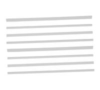 UKCOCO 8 Pièces Miniature Dollhouse Skirting Board and Decorative Molding Trim Set for DIY Crafting Stable Materials Resistant to Warping Adaptable Design for Micro Landscape and Mini