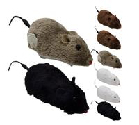 UKCOCO 8 pièces Remonter Forme de Souris pour Chat et Interactif pour de Toutes Design Réaliste et Durable pour Éveiller Instinct de Chasse de Votre Animal