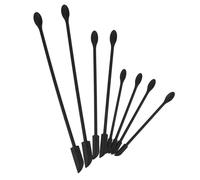 UKCOCO 8 pièces Set de Spatules Silicone Multifonctionnelles pour Cuisine et Maquillage Grattoirs à Bocaux Design à Double Tête et Portable Facile à Nettoyer