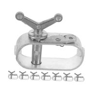 UKCOCO 8 pièces Tendeur Fil Acier avec Treuil Manuel Câble pour Tension et Fixation Adapté Aux Grillages et Bâches Installation Facile et Résistance Au Vent