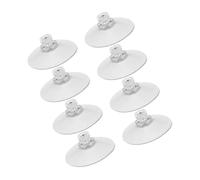 UKCOCO 8 pièces Ventouses à Vis Transparentes Crochets Ventouse PVC Étanches Fixation Solide pour Fenêtres Carrelage et Surfaces Lisses Support Suspension pour Salle de Bain et Cuisine