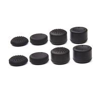 UKCOCO 8pièces Capuchons Silicone Joystick Haut Renforcé Housse Protection Pouce Manette Grip Antidérapant Noir Pour Gaming