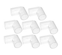 UKCOCO 8pièces Coude De Tuyau à Degrés Connecteur pour Tuyaux Eau pour Aquariums Adaptateur De Raccords