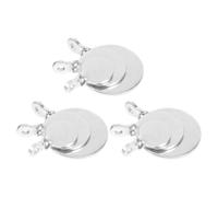 UKCOCO 9 Cibles Métalliques d'Entraînement pour Tir à l'arc, Acier au Manganèse, Petit Format X3, Plaques Légères et Solide pour Pratique Intérieure et Extérieure