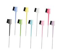 UKCOCO 9 Pièces Double Ended Eyebrow And Eyelash Comb Brush Dual Head Crystal Mascara Tool For Brow Grooming Lash Separation And Precise Makeup Application