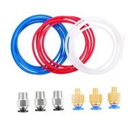 UKCOCO 9 pièces Kit Tube Ptfe Imprimante Haute Résistance avec Raccords pour Extrusion Filament